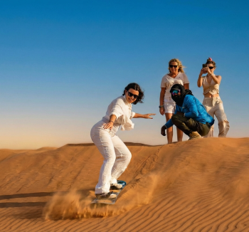 Agadir ; Taghazout : Sandboarding ; canyon with BBQ