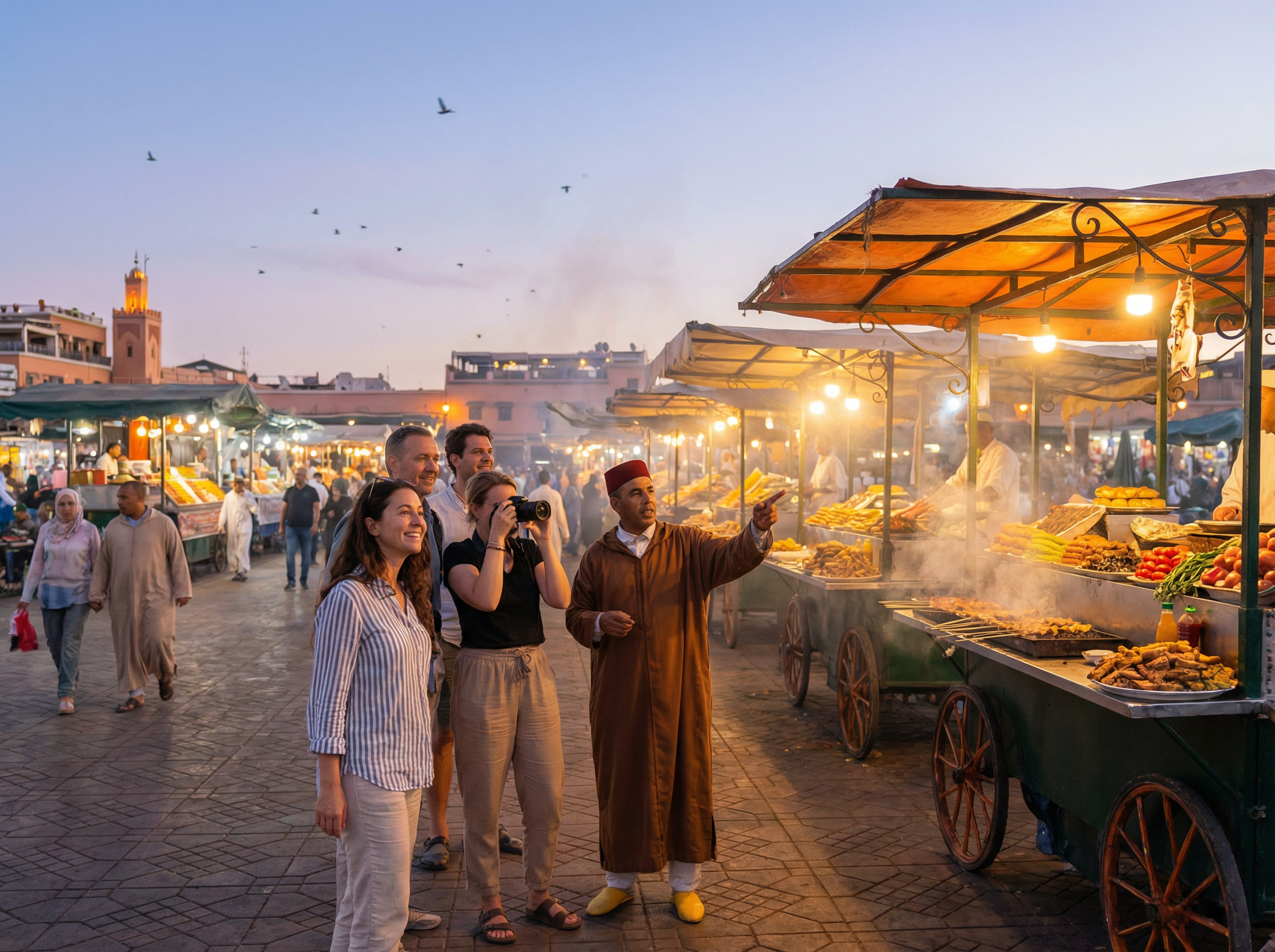 Marrakech Day Trip from Agadir: Explore the Red City's ,Souks